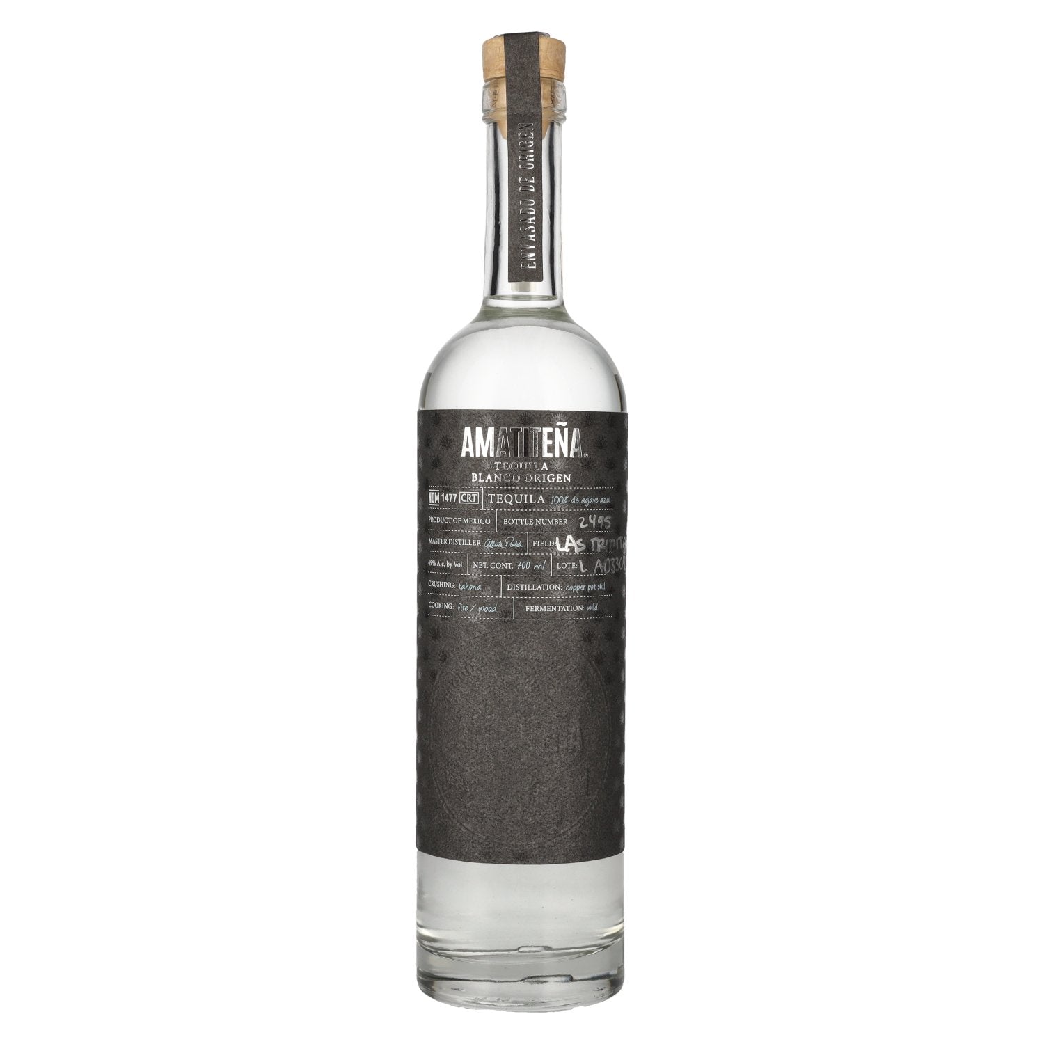 Amatitena Tequila Blanco Origen 100% Puro de Agave 49% Vol. 0,7l