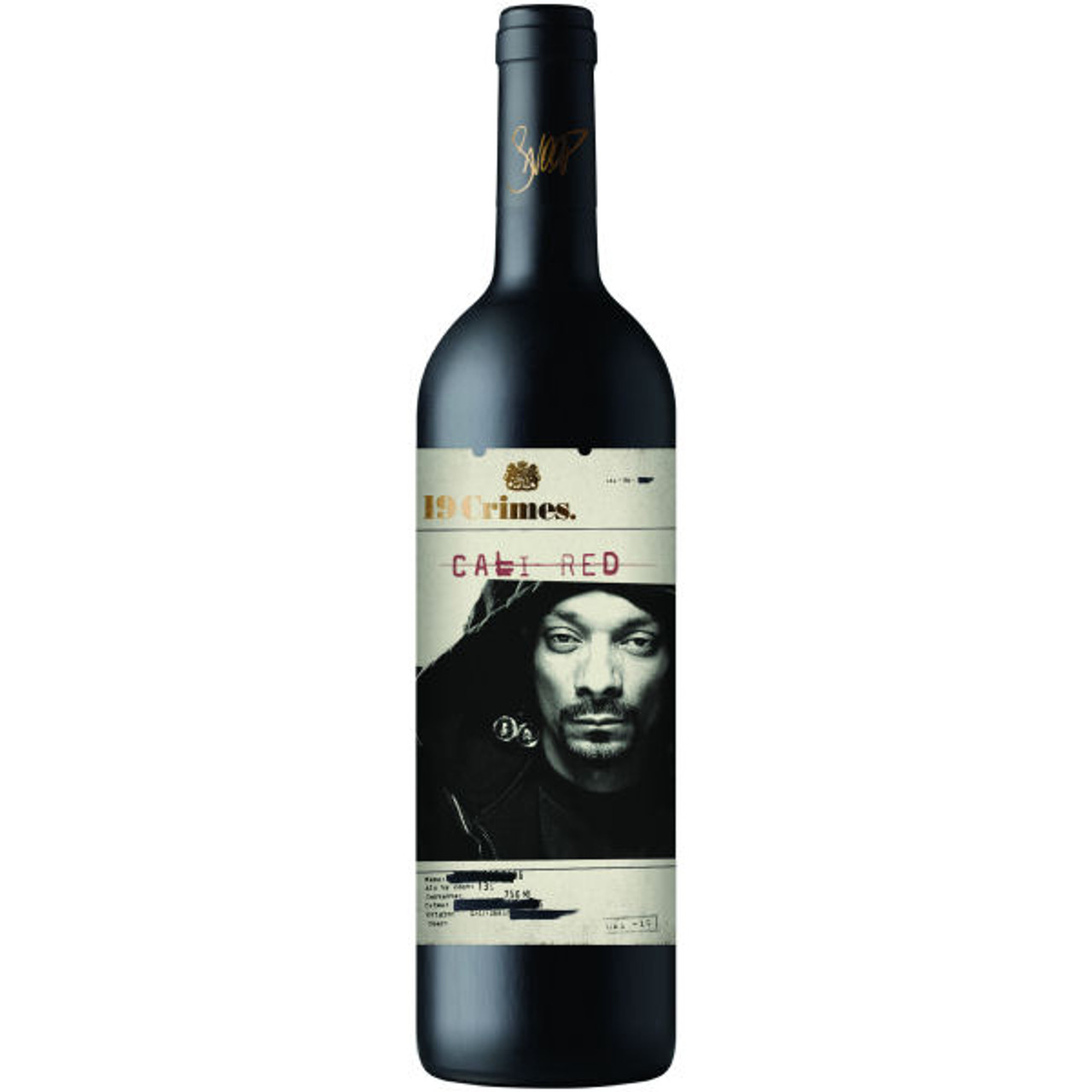 12 Bottle Case 19 Crimes Snoop Dogg Cali Red Blend 2020 w/ Shipping Included