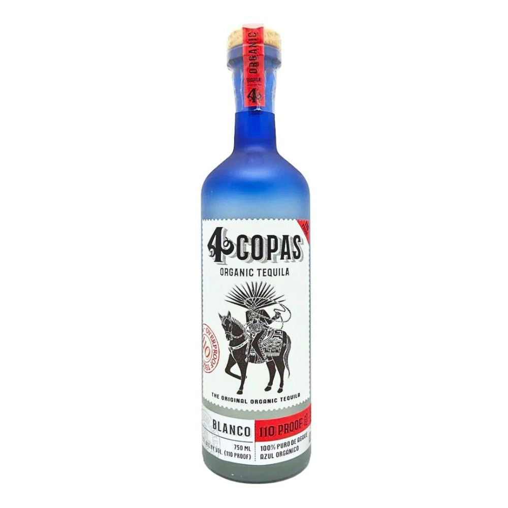 4 Copas Organic Blanco Tequila 110 Proof