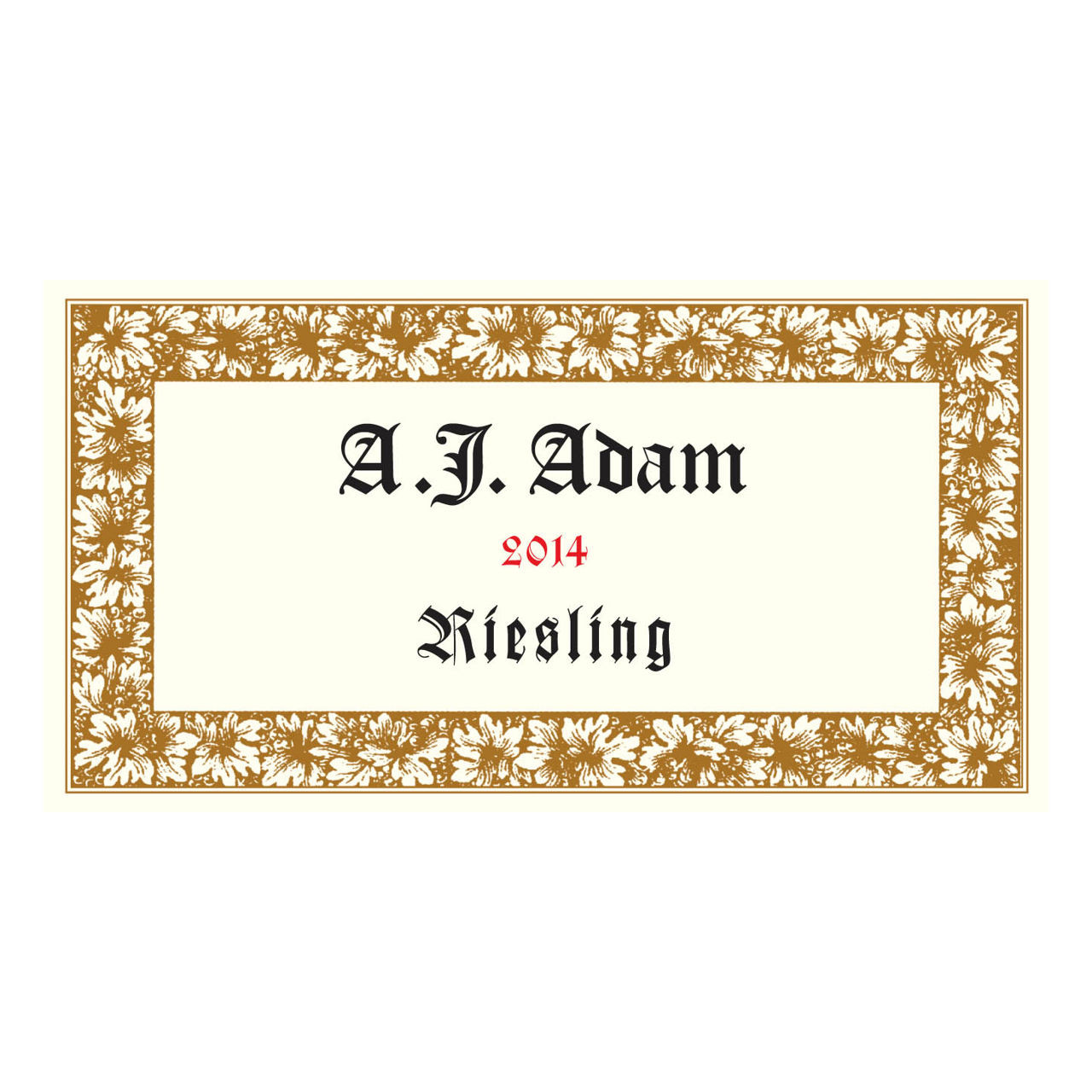 A.J. Adam Riesling Trocken 2024 750ml