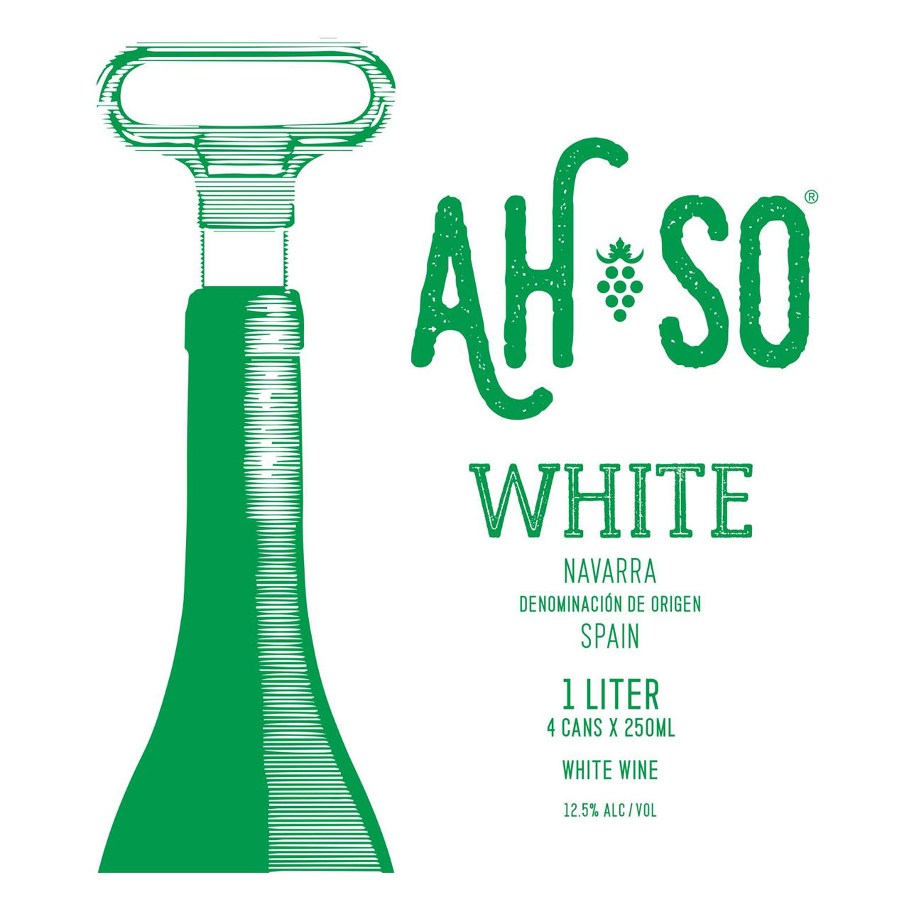 Ah-So Navarra White Wine NV 250ml