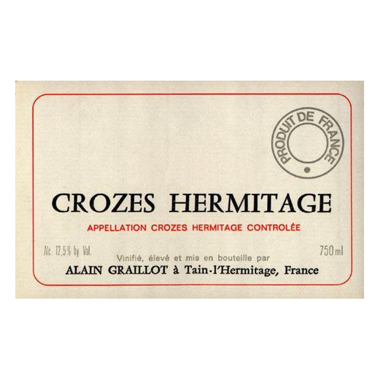 Alain Graillot Crozes-Hermitage Rouge 2021 1.5L
