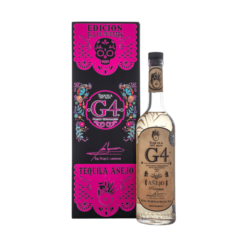 G4 Día de Muertos Añejo Tequila (Black Box)