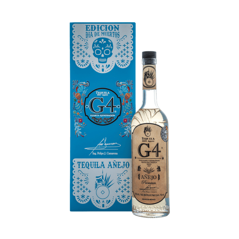 G4 Día de Muertos Añejo Tequila (Blue Box)