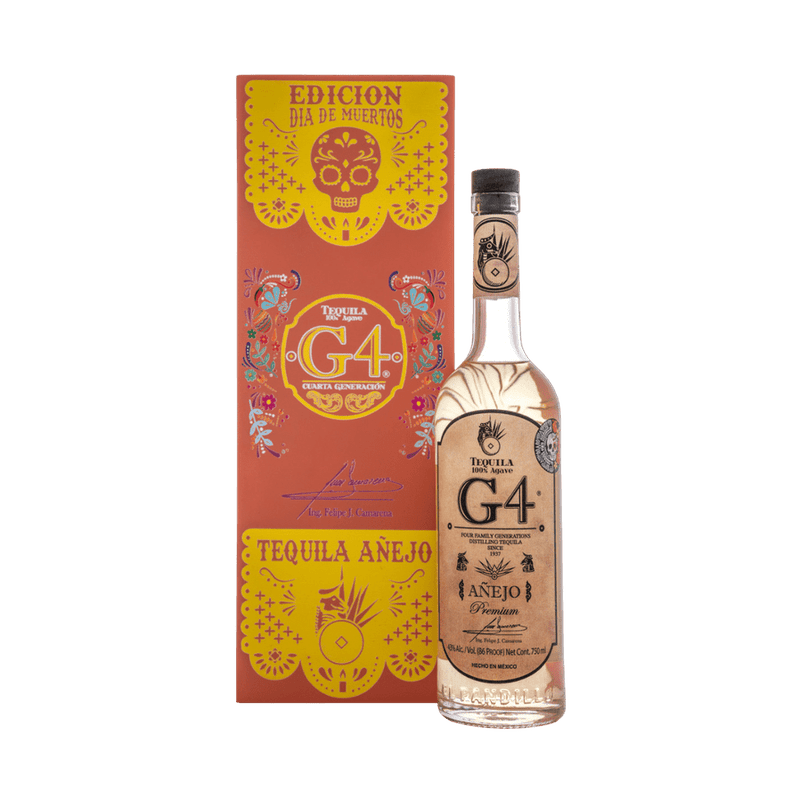 G4 Día de Muertos Añejo Tequila (Orange Box)
