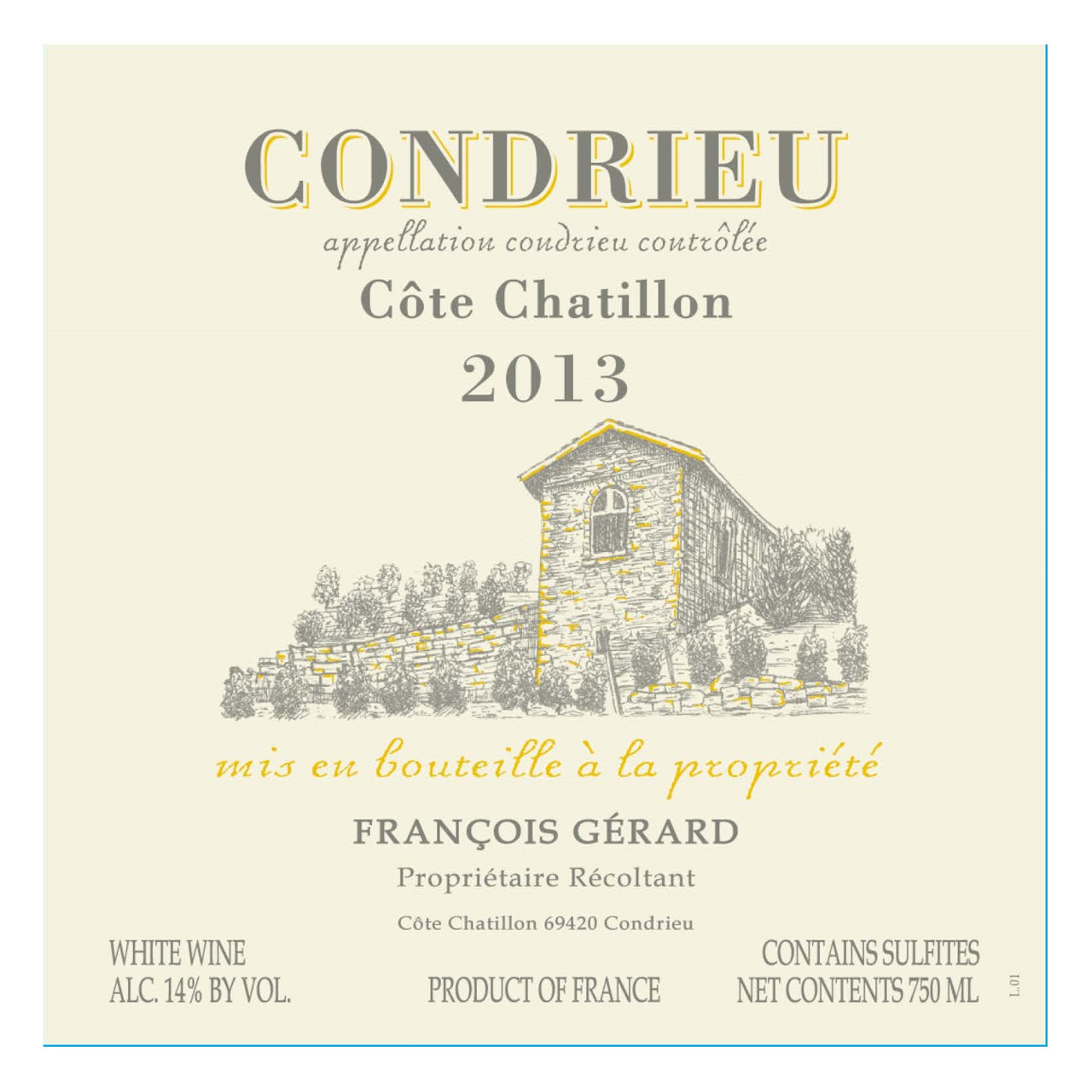 Xavier Gerard Condrieu "Côte Chatillon" 2020 750ml
