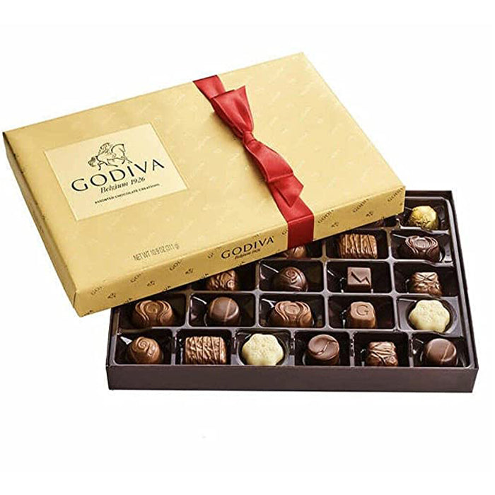 Godiva Belgium Goldmark Assorted Chocolate Creations 11.3 Oz