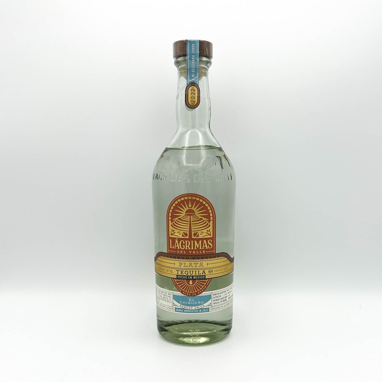 Lagrimas del Valle El Chiqueño 2022 Plata Tequila