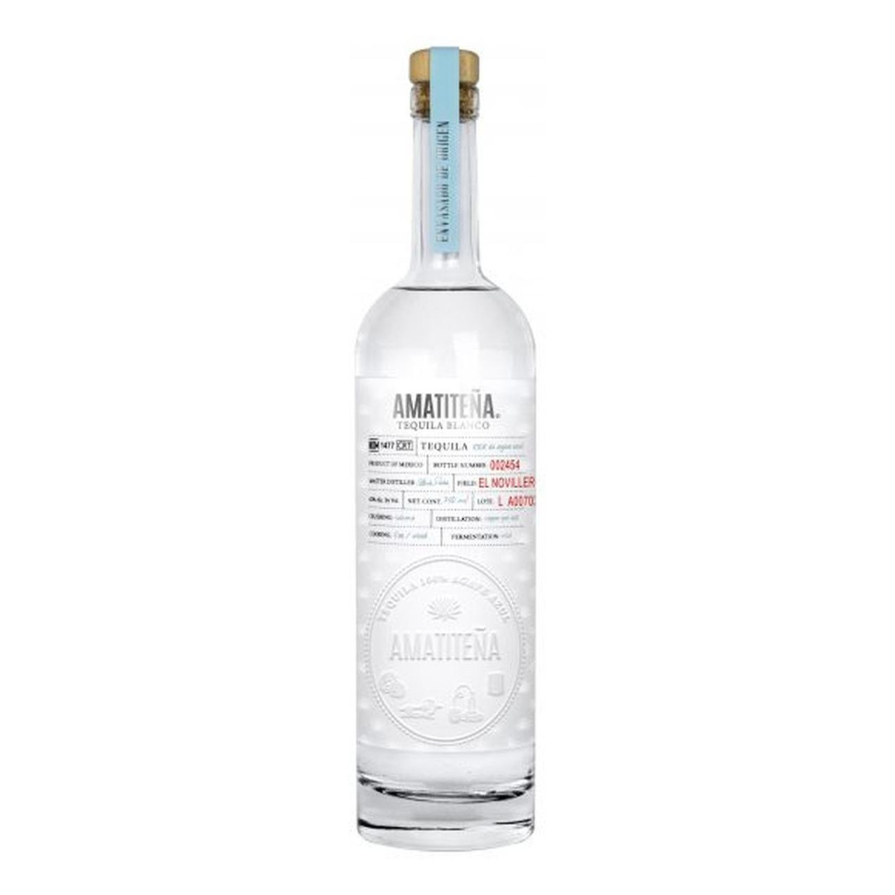 Amatitena Blanco Tequila 100% De Agave Azul 750ml
