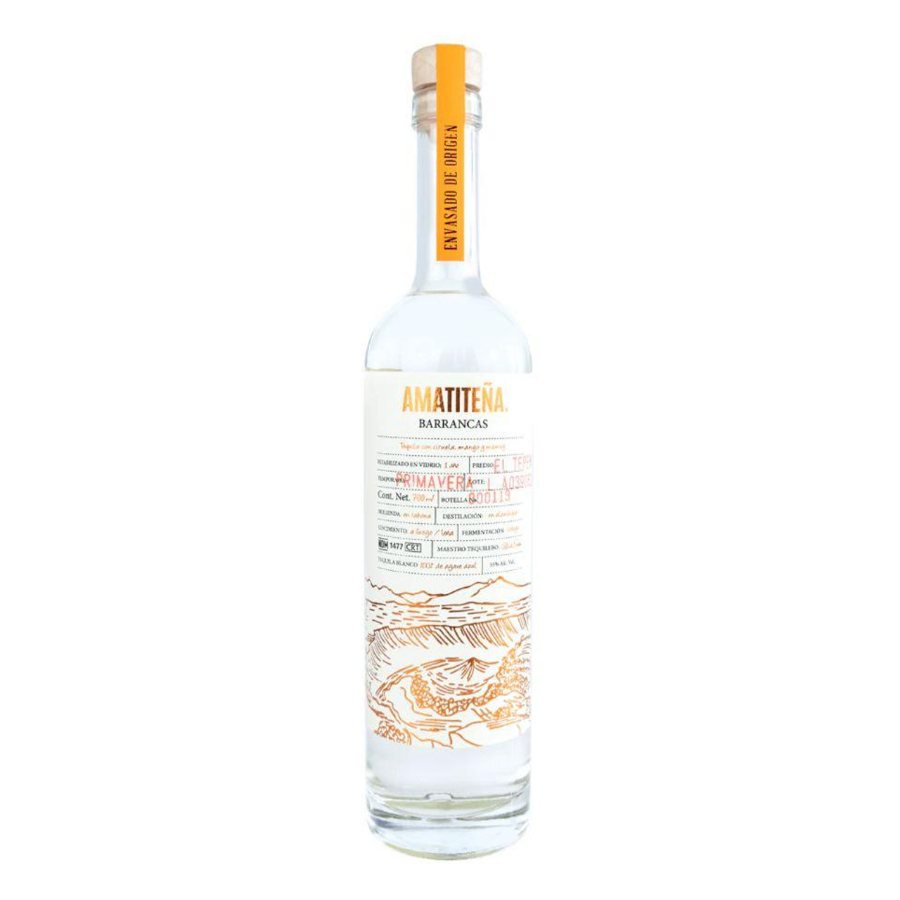 Amatitena Barrancas Tequila 100% De Agave Azul NV 700ml