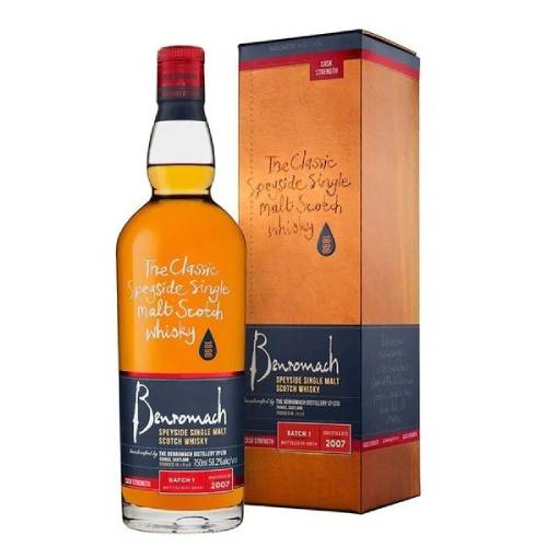 Benromach Speyside Single Malt Scotch Whiskey - Cask Strength' - 750ml