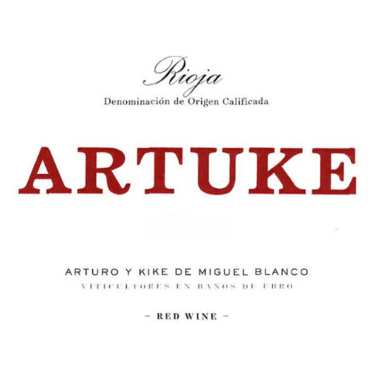 Bodegas y Vinedos Artuke Rioja 2024 750ml