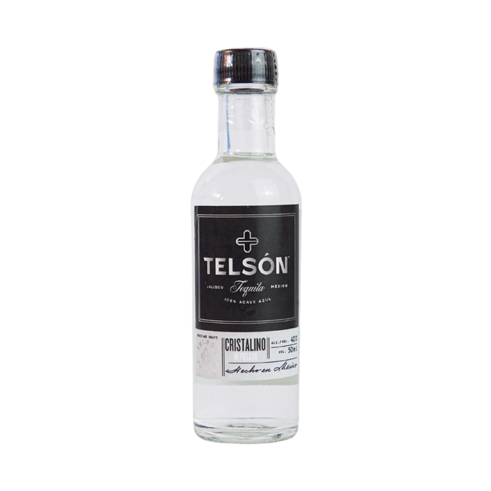 Telsón Cristalino Tequila 50ml (Pack of 12)