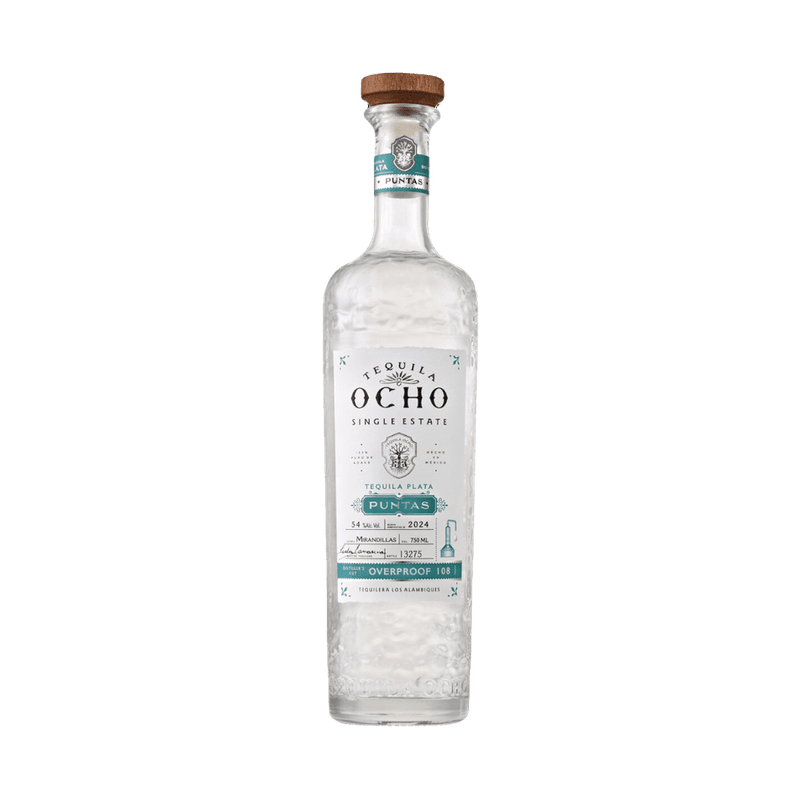 Tequila Ocho Plata 'Puntas' 108 Proof 2024 Edition