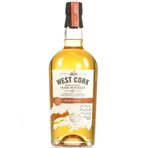 West Cork 12 Yo Rum Cask Irish 86 Pf 750ml