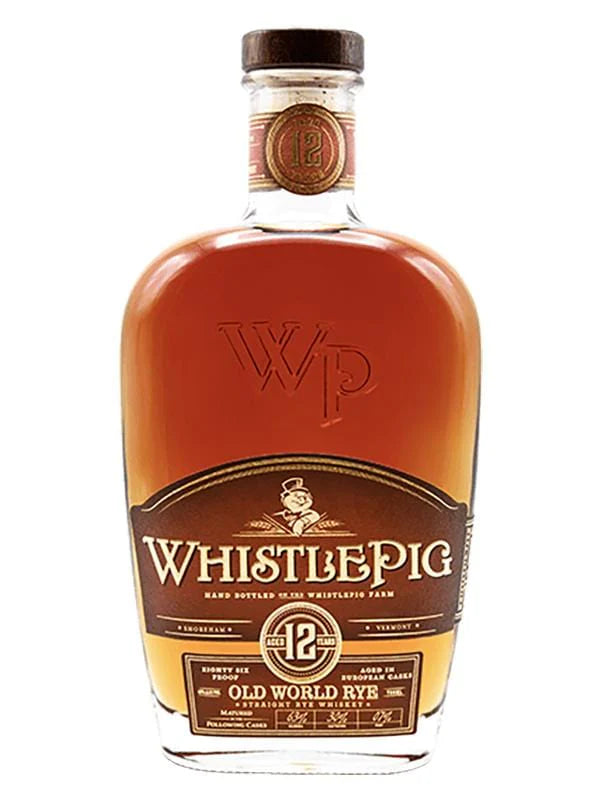 WhistlePig Old World 12 Year Old Cask Finish Rye Whiskey 750ml
