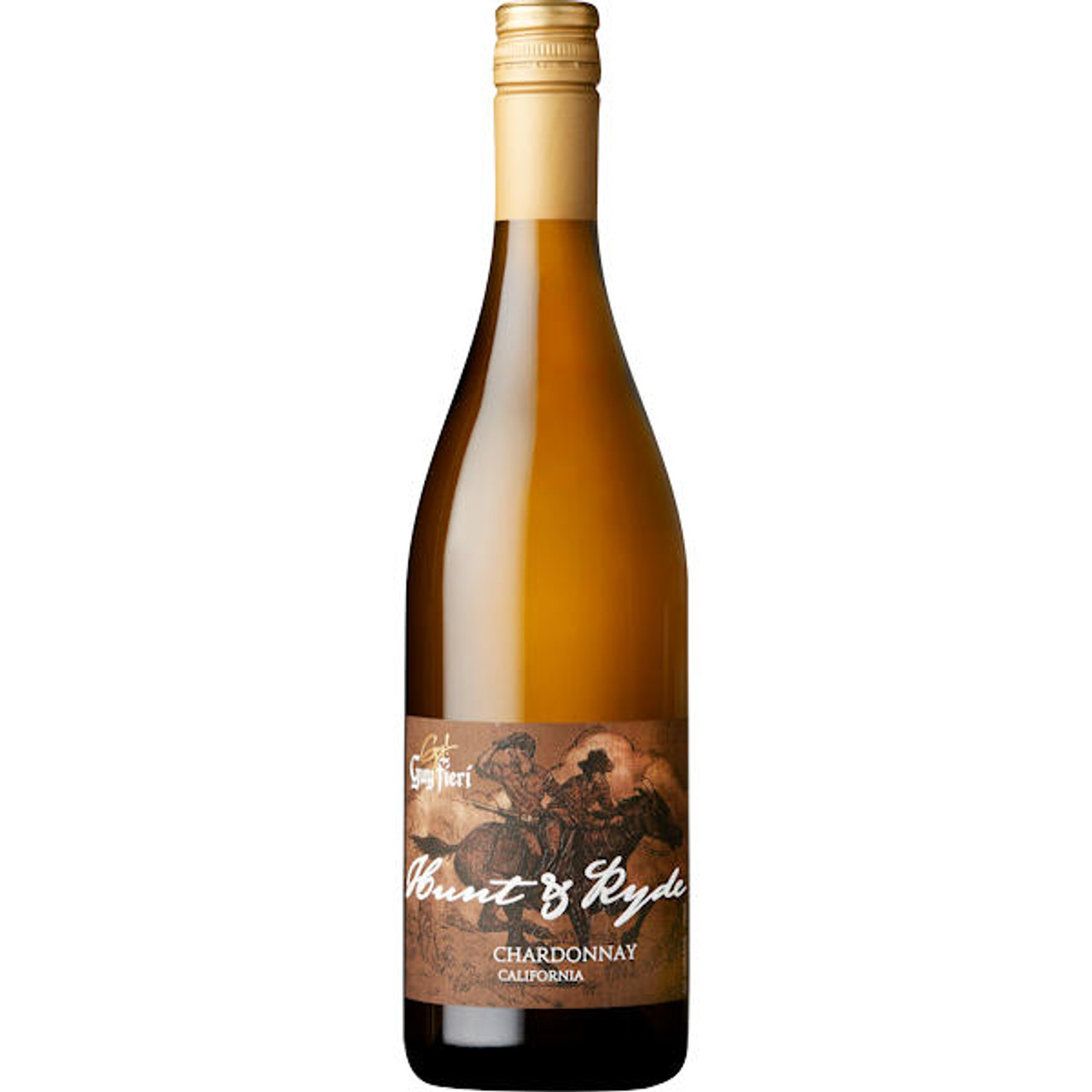 12 Bottle Case Guy Fieri Hunt & Ryde California Chardonnay 2023 w/ Shipping Included